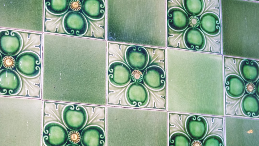 Pattern on the side of a wall on a house in the Netherlands